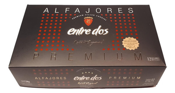 Alfajor Premium Entre Dos - Caja X 12 Unid. Surtidas 0