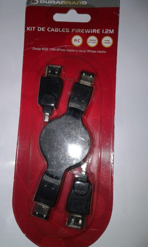 Kit De Cables Firewire 1,2 M Cable Pc Clavija Ieee 1394 0