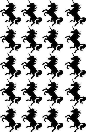Vinilo Decorativo Pared [7dwflqqt] Unicornio 0
