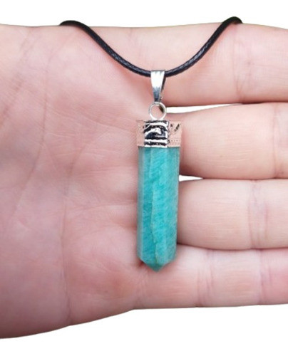 Collar Colgante Piedra Amazonita 0