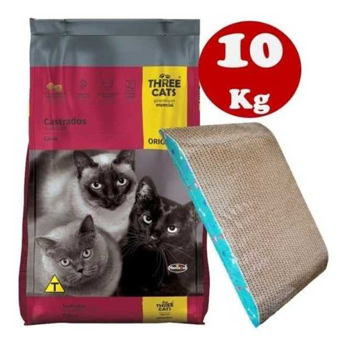Three Cats Original Castrado 10kg + Regalo 0