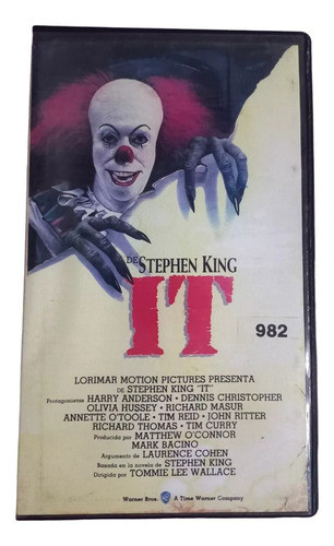 Vhs Casset.. It El Payaso De Stephen King ..leer Bien 0