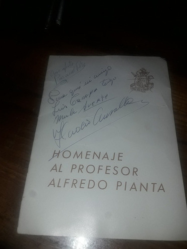 Antiguo Homenaje Alfredo Pianta Olimpiadas 1924-28 0