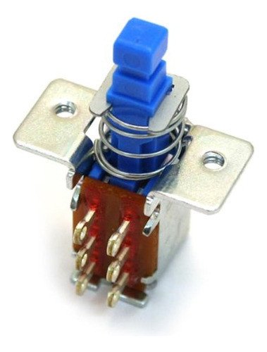 Interruptor De Guardabarros Dpdt Push-push 0