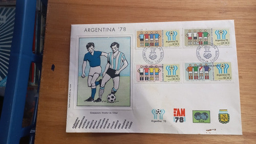 Envelope Copa Do Mundo Argentina 1978 0