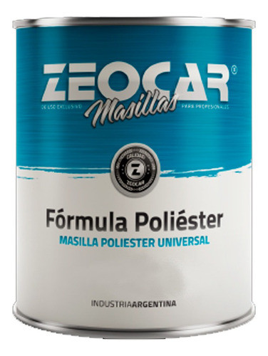 Masilla Fórmula Poliéster  Zeocar 4 Kg Tienda Universo 0