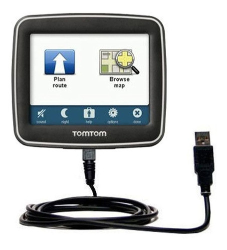 Cable Usb Anverso Clasico Para El Tomtom Facilidad Con Ener 0