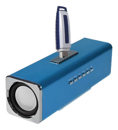 Función De Radio Fm De Mybat 6w Mini Azul Móvil Altavoces 15 0