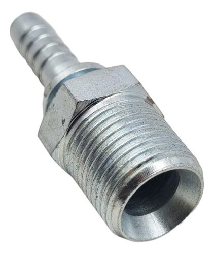 Terminal Macho Conico 1/2  Npt Para Manguera 3/8  Con Brida 0