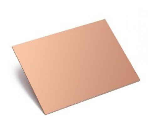 Placa Plaqueta Fenolico 10x15 Simple Faz Cobre Pcb Pertinax 0