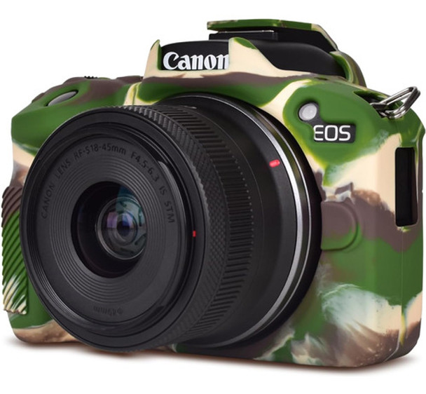 Funda Para Canon Eos R50 Reibi Silicona Verde Ligera Suave 0
