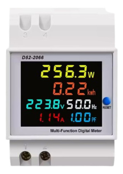 Wattímetro Voltímetro Amp Ac 40v A 300v 100a D52-2066 Ct Ext 0