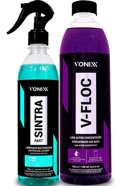 Produto Limpeza Interna Sintra Vonixx + Shampoo Automotivo 0