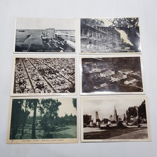 Antiguas Postales Bahía Blanca Lote X 6 Mag 59567 0