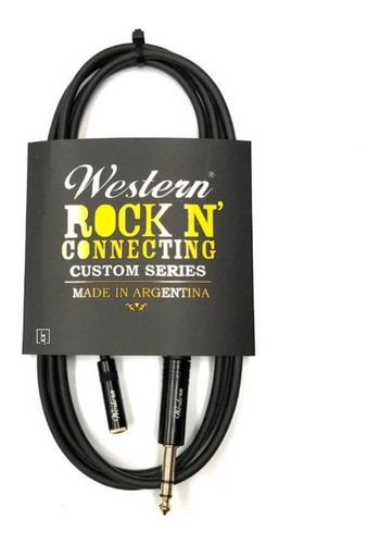 Western Cable Extensor Auricular 6 Mts Trs 1/4 |hembra 3.5mm 0