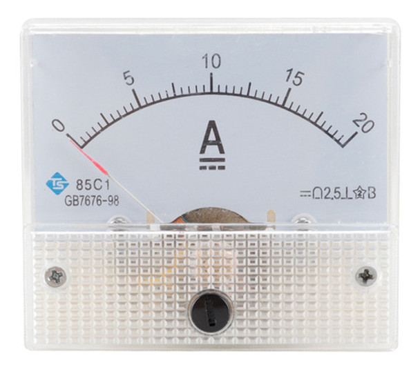 85c1 Dc 0-50/500a, 0-20a Analógico Amp Painel Dc 0-20a 0