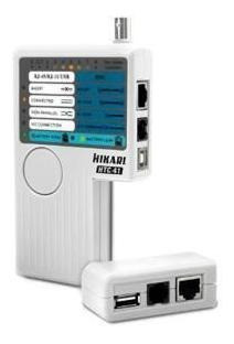 Testador De Cabos Rj45 Rj11 Bnc E Usb Htc-41 0