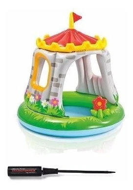Pelotero Intex Castillo Inflable Royal Bebes Con Inflador 0
