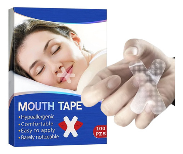 Tiras Adhesivas Boca Anti Ronquidos Descanso Tranquilo X100 0 Tiras Adhesivas Boca Anti Ronquidos Descanso Tranquilo X100 0