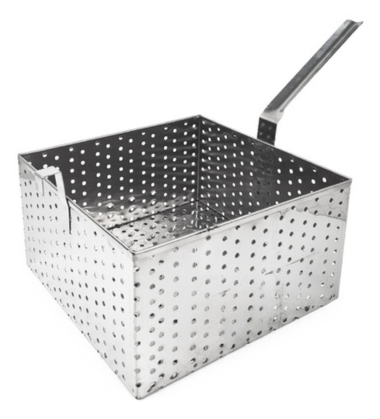 Canasto Freidor Colador De Acero Inoxidable 26 X 26 Cm 0 Canasto Freidor Colador De Acero Inoxidable 26 X 26 Cm 0