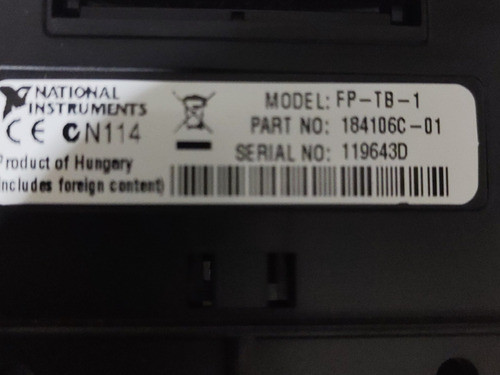 Base National Instruments Fp-tb-1 0