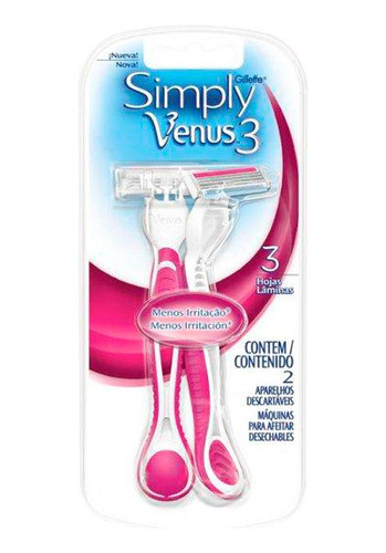 Pack X 36 Unid. Maquina  Simply Cart 1 Un Venus Hojas Y Maq 0