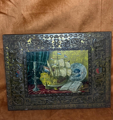 Caja Antigua Lata Holandesa Royal Verkade, Galletitas.colecc 0