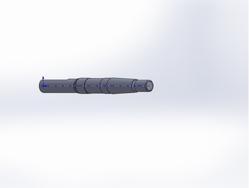 Eje Inferior Sierra Sin Fin S400 Ghm 0