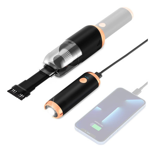 Seancheer Aspiradora De Coche Pequeño Inalámbrico Recargable 0