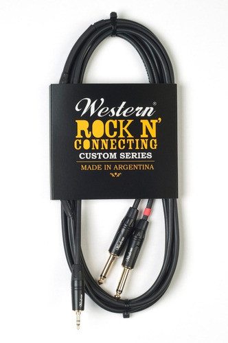 Cable En Y De Mini Plug Stereo A Dos Plug Western Mini2p15 0