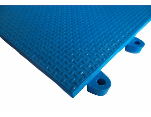 Piso De Goma Encastrable  De 30 Cm X 30 Cm X 1,4 Cm 0