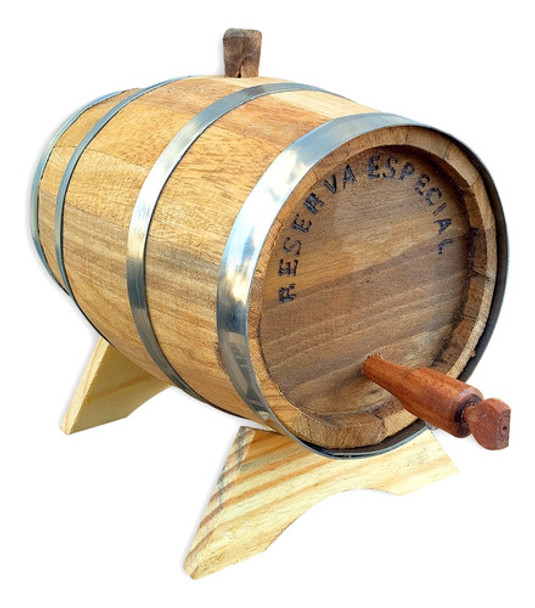 Barril Corote Carvalho 3 Litros Pinga Cachaça Promoção 0