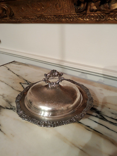 Sopera De Metal Plateado-reproduccion Sheffield 0