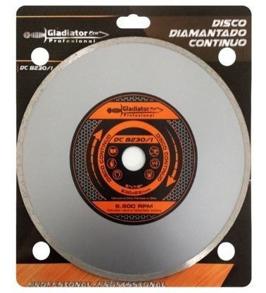 Discos Diamantados Continuos 230mm Gladiator - Ynter 0