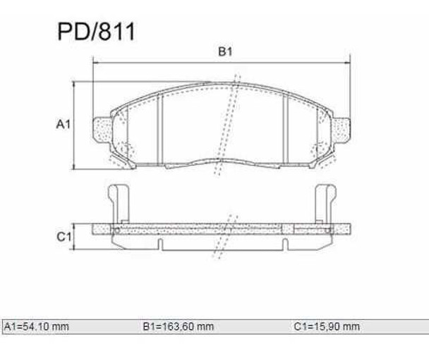 Pastilha Freio Dianteiro L200 Triton Pajero Dakar 2007/... 0 Pastilha Freio Dianteiro L200 Triton Pajero Dakar 2007/... 0