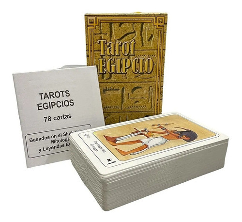 Carta Tarot Egipcio Rectangular Mazo Egipcio El Mejor Oferta 0