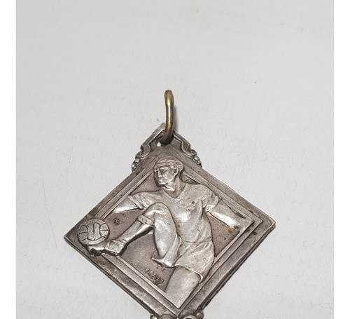 Antigua Medalla Fútbol Art Deco 1930 D Autor Plata Mag 58347 0