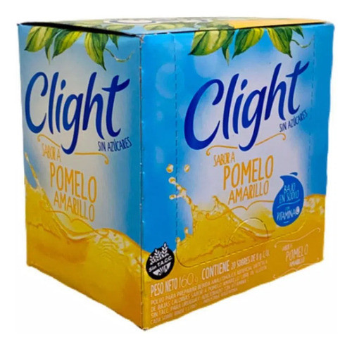 Jugo Clight Sabor Pomelo Amarillo X 20 Unidades 0
