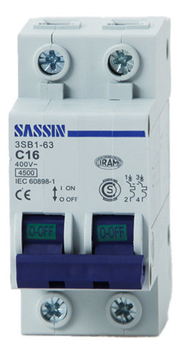 Llave Termica 16amp Sassin 0