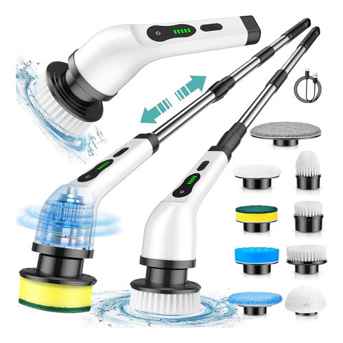 Fregadora De Centrifugado Eléctrica, Cepillo De Limpieza Ina 0