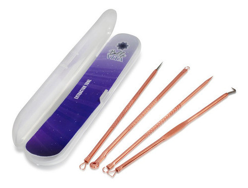 Extrator De Acne Profissional Ponta Dupla Rosé Envio Já 0