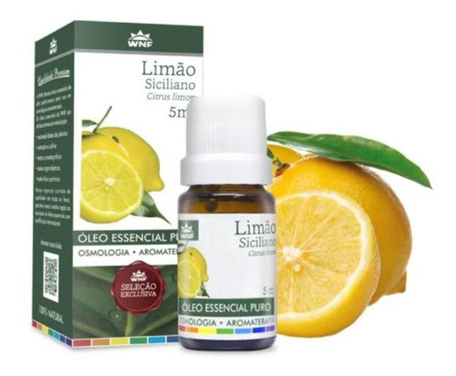 Óleo Essencial De Limão Siciliano 5ml - Wnf Wnf 0