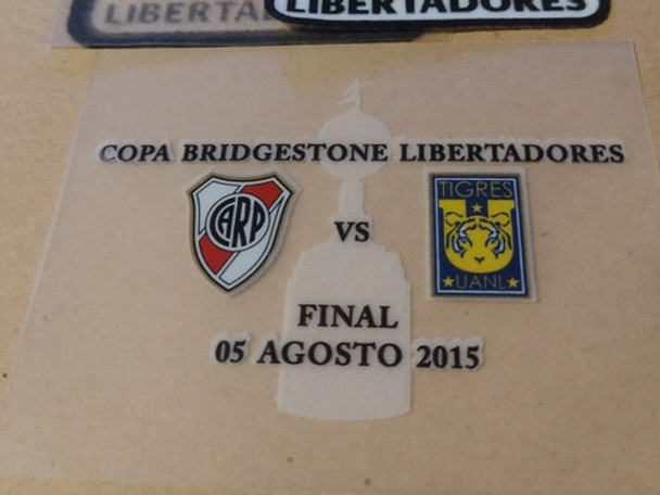 Parche Match Day River Vs Tigres Plastisol Libertadores 0