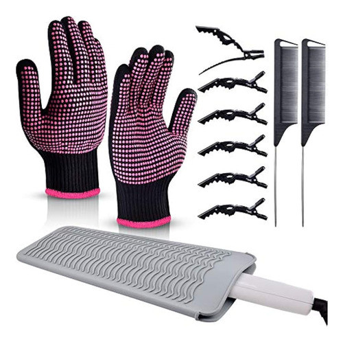 Guantes Térmicos Para Peinar El Cabello, Morgles 2 Piezas Gu 0
