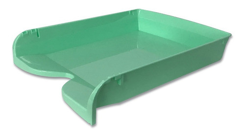 Bandeja Papelera Pizzini 1 Piso A4 Apilable Verde Pastel 0