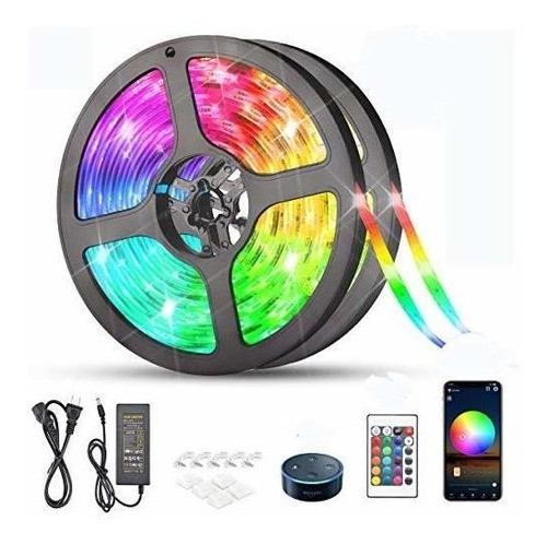 Tira De Luces Led Katur De 32.8 Pies, Ip65 A Prueba De Agua 0