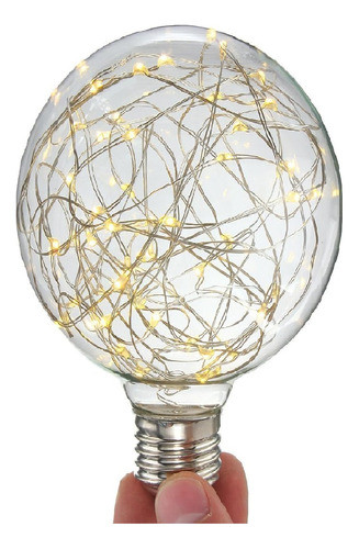 Lámpara Con Mini Luces Luciérnagas Para Fiesta  Decoracion 0