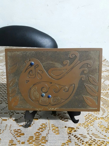 Caja De Cobre Chilena Firmada (103) 0