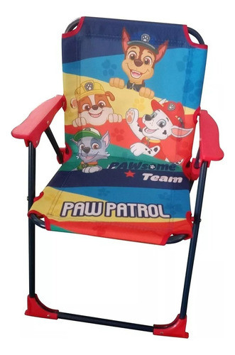 Silla Paw Patrol Plegable Para Playa Varios Personajes 0