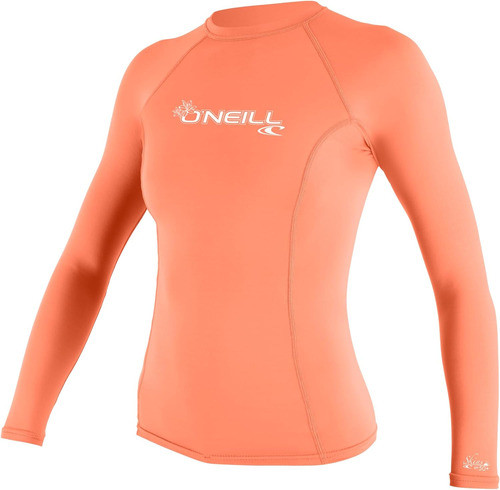 O Neill Women S Basic Skins Upf 50+ Manga Larga Rash Guard 0